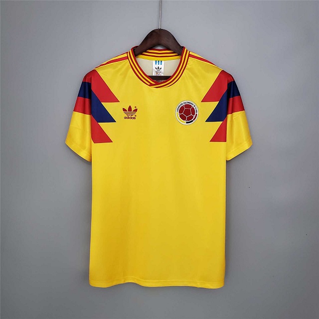 colombia 1990 world cup jersey