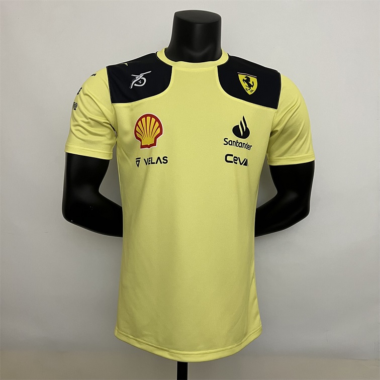 Ferrari F1 Racing Team T-Shirt Yellow 2023