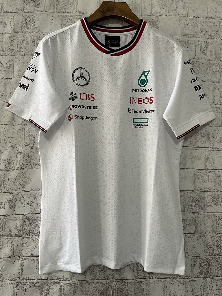 Mercedes AMG Petronas F1 Racing Team T-Shirt - White 2024