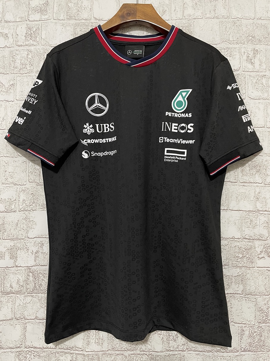 Mercedes AMG Petronas F1 Racing Team T-Shirt - Black 2024