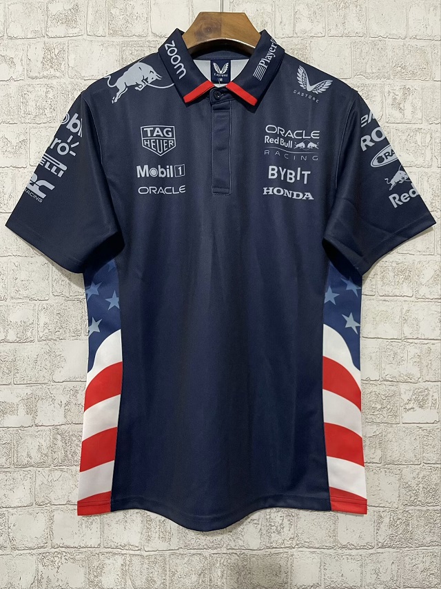 Oracle Red Bull F1 Racing Team Navy Polo 2024